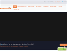 Tablet Screenshot of 24x7servermanagement.com